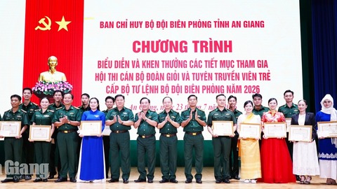 Bộ đội Biên phòng An Giang đoạt giải nhì toàn đoàn tại hội thi toàn quốc