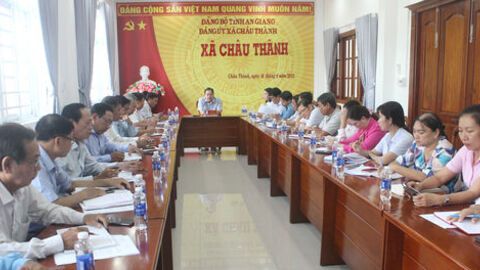 Châu Thành nâng cao chất lượng sinh hoạt chi bộ trong trường học