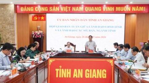An Giang điều chỉnh quy hoạch, quyết liệt thực hiện nhiệm vụ năm 2026