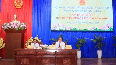 Bí thư Đảng ủy phường Long Xuyên giữ chức Chủ tịch HĐND phường, nhiệm kỳ 2021 - 2026 