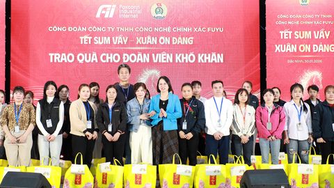 Bắc Ninh: Chương trình “Tết sum vầy - Xuân ơn Đảng” tại doanh nghiệp có số lượng lao động lớn