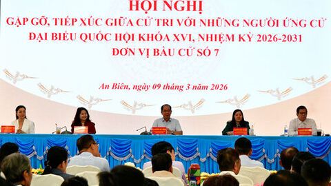 Ứng cử viên đại biểu Quốc hội tiếp xúc cử tri 2 xã An Biên và Tây Yên