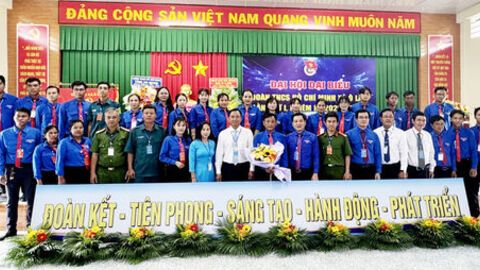 Đoàn Thanh niên Cộng sản Hồ Chí Minh xã Ô Lâm tổ chức Đại hội đại biểu lần thứ I