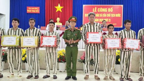 Đặc xá cho phạm nhân dịp Quốc khánh 2/9