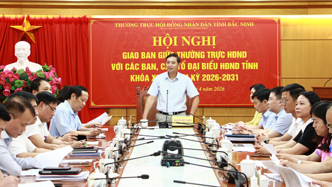Thường trực HĐND tỉnh giao ban với các Ban, Tổ đại biểu HĐND tỉnh