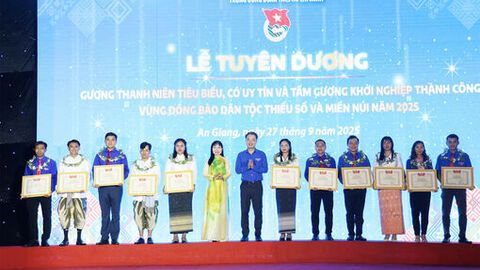 Trung ương Đoàn Thanh niên Cộng sản Hồ Chí Minh tuyên dương 26 thanh niên tiêu biểu