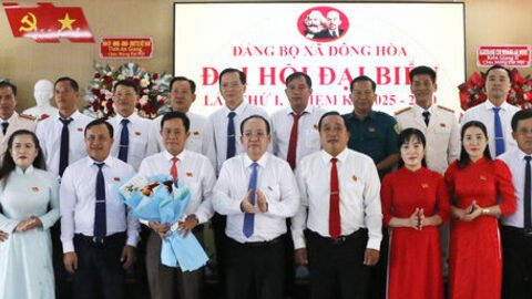Đại hội Đảng bộ xã Đông Hòa nhiệm kỳ 2025 - 2030