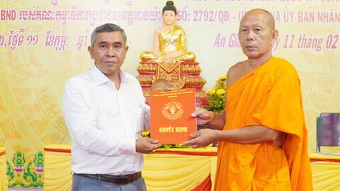 Hội Đoàn kết sư sãi yêu nước tỉnh An Giang vận động trên 13,8 tỷ đồng để thực hiện an sinh xã hội