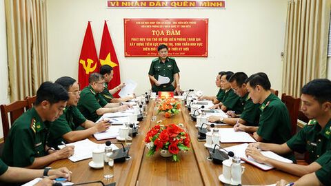 Tọa đàm và khảo sát phục vụ nghiên cứu đề tài cấp Bộ Quốc phòng