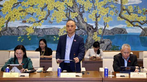 Đại biểu Quốc hội tỉnh An Giang thảo luận tổ về các dự thảo luật