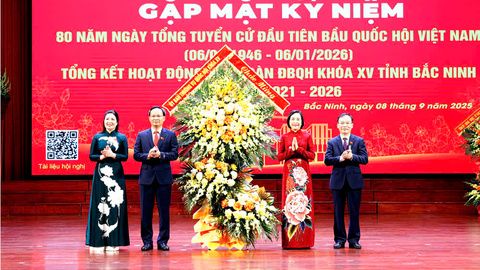 Bắc Ninh: Gặp mặt kỷ niệm 80 năm Ngày Tổng tuyển cử đầu tiên bầu Quốc hội Việt Nam 6/1 (1946 - 2026)