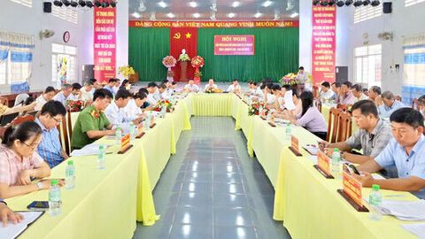 Hội nghị Ban Chấp hành Đảng bộ xã Bình Mỹ