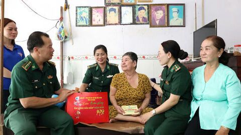 Nhiều nguồn lực chăm lo xuân tại biên giới Vĩnh Xương