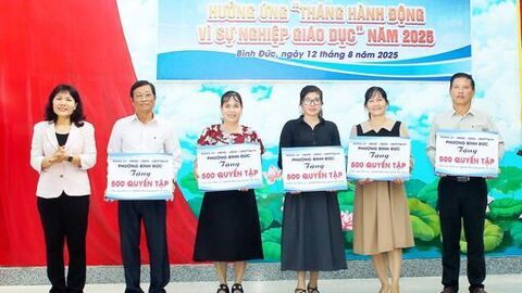 Phường Bình Đức hưởng ứng “Tháng hành động vì sự nghiệp giáo dục” năm 2025