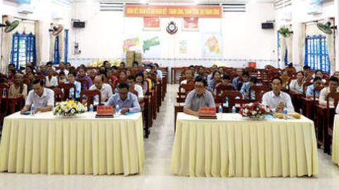 Xã An Cư tổ chức Ngày hội đại đoàn kết tại ấp Pô Thi