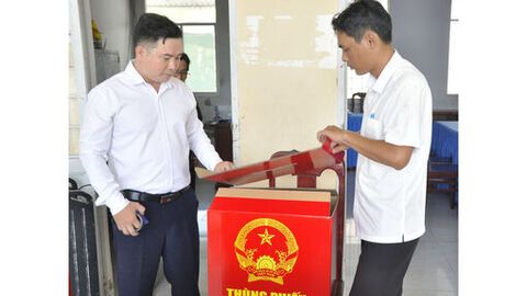 Giồng Riềng chuẩn bị chu đáo cho ngày bầu cử