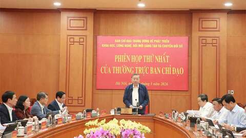 Kết luận của Tổng Bí thư Tô Lâm tại Phiên họp lần thứ nhất năm 2026 Ban Chỉ đạo Trung ương về phát triển khoa học, công nghệ, đổi mới sáng tạo và chuyển đổi số