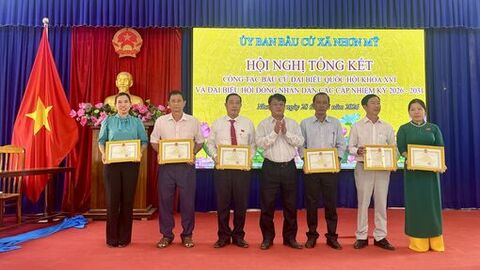 Ông Trần Ngọc Bầu tái đắc cử Chủ tịch HĐND xã Nhơn Mỹ nhiệm kỳ 2026 - 2031