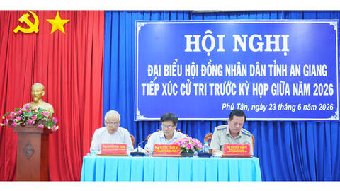 Đại biểu HĐND tỉnh An Giang tiếp xúc cử tri xã Phú Tân 
