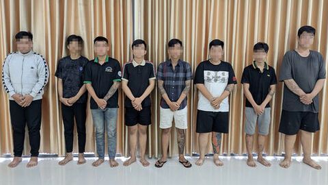 Tạm giữ hình sự 8 đối tượng để tiếp tục điều tra về hành vi cướp tài sản