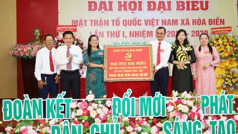 Đại hội đại biểu Ủy ban Mặt trận Tổ quốc Việt Nam xã Hòa Điền nhiệm kỳ 2025 - 2030 