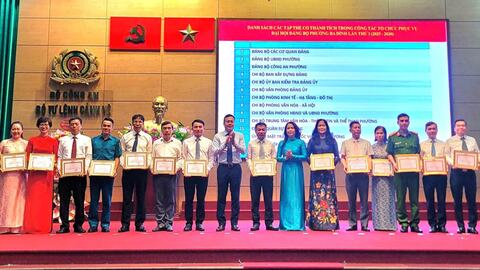 Phường Ba Đình phấn đấu hoàn thành toàn diện các chỉ tiêu, nhiệm vụ năm 2025