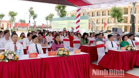 Lễ khánh thành và gắn biển công trình xây dựng Trường THPT Vũ Duy Thanh (giai đoạn 2)