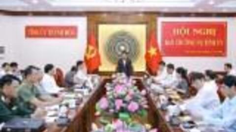 Ban Thường vụ Tỉnh ủy cho ý kiến về quy hoạch khu đô thị, công viên phía Bắc sông Mã