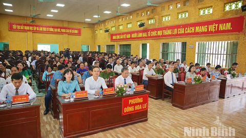 Phường Đông Hoa Lư tuyên dương điển hình tiên tiến giai đoạn 2020-2025