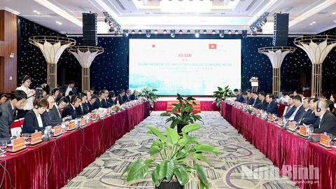 Hội đàm, ký kết Biên bản ghi nhớ hợp tác giữa UBND tỉnh Ninh Bình và Chính quyền tỉnh Gunma