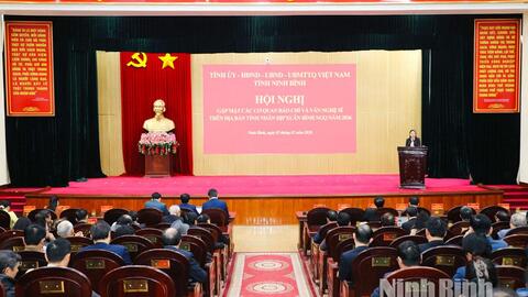 Gặp mặt các cơ quan báo chí và văn nghệ sĩ trên địa bàn tỉnh nhân dịp Xuân Bính Ngọ năm 2026