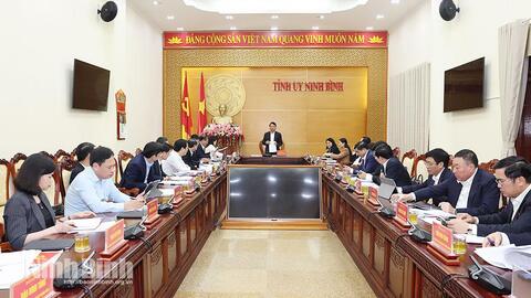 Hội nghị kiểm điểm tập thể Ban Thường vụ Tỉnh ủy và cá nhân các đồng chí Ủy viên Ban Thường vụ Tỉnh ủy năm 2025