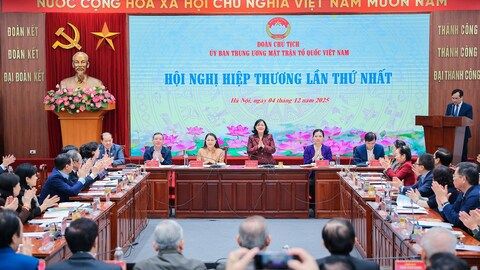 Đoàn Chủ tịch Ủy ban Trung ương MTTQ Việt Nam tổ chức Hội nghị hiệp thương lần thứ nhất