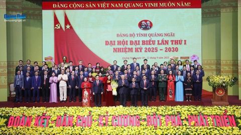 Ban Chấp hành Đảng bộ tỉnh Quảng Ngãi, nhiệm kỳ 2025 - 2030, có 68 đồng chí