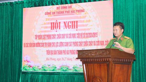 Hải Phòng nâng cao trách nhiệm, chuẩn hoá năng lực PCCC và CNCH cho Công an các cấp
