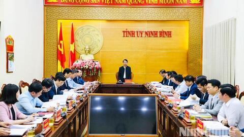 Ban Thường vụ Tỉnh ủy cho ý kiến vào nhiều nội dung quan trọng