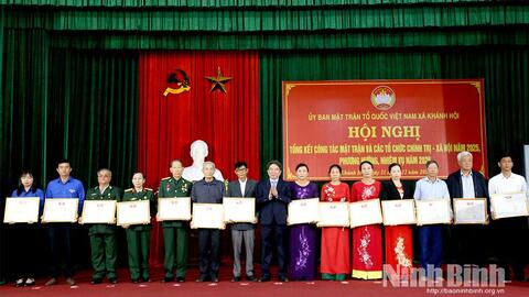 Xã Khánh Hội triển khai công tác Mặt trận và các tổ chức chính trị - xã hội năm 2026