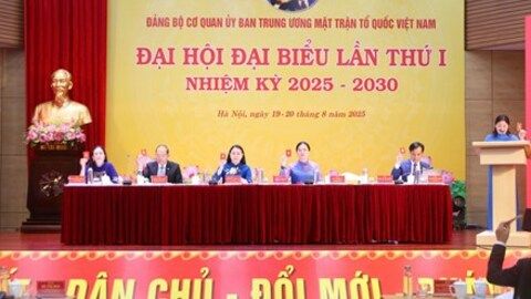 Phiên trù bị Đại hội đại biểu Đảng bộ Cơ quan Ủy ban Trung ương MTTQ Việt Nam lần thứ I, nhiệm kỳ 2025-2030