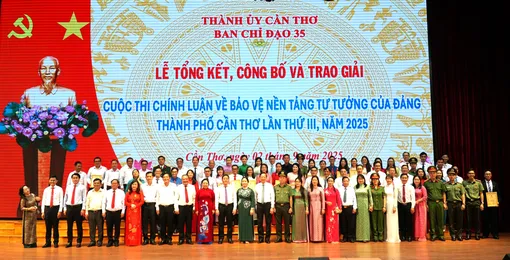Tổng kết và trao giải Cuộc thi chính luận về bảo vệ nền tảng tư tưởng của Đảng TP Cần Thơ lần thứ III, năm 2025 