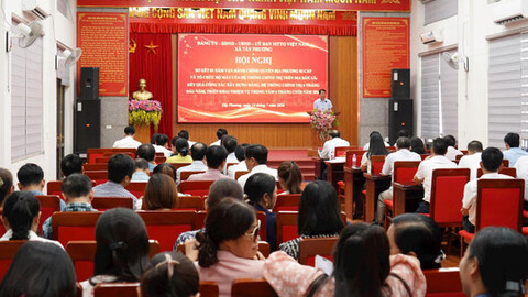 Xã Tây Phương: Một năm vận hành chính quyền địa phương hai cấp, bộ máy thông suốt, gần dân, sát việc