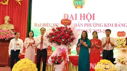 Đại hội đại biểu Hội Nông dân phường Kim Bảng nhiệm kỳ 2025-2030