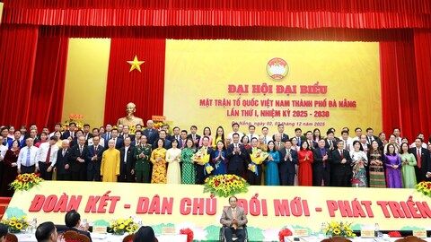 Phó Chủ tịch - Tổng Thư ký Nguyễn Thị Thu Hà dự Đại hội đại biểu MTTQ Việt Nam thành phố Đà Nẵng nhiệm kỳ 2025 - 2030