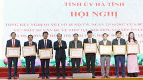 Tiếp tục tập trung tinh gọn tổ chức bộ máy, vận hành hiệu năng, hiệu lực, hiệu quả