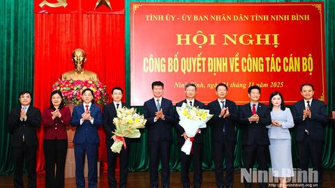 Hội nghị công bố Quyết định về công tác cán bộ