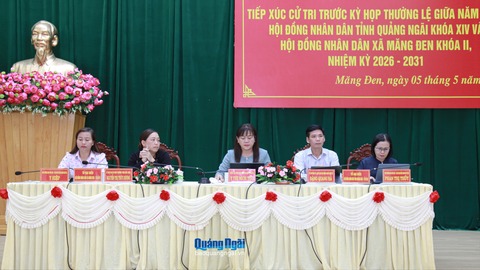 Cử tri Măng Đen mong muốn địa phương tiếp tục giữ vững, hoàn thiện môi trường xanh - sạch - đẹp