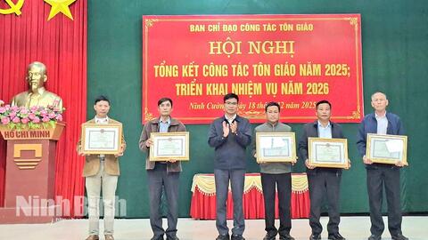 Xã Ninh Cường triển khai nhiệm vụ công tác tôn giáo năm 2026