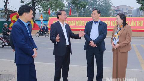 Đồng chí Bí thư Tỉnh uỷ Đặng Xuân Phong: Đẩy mạnh công tác tuyên truyền, tạo khí thế sôi nổi, phấn khởi trong nhân dân chào mừng Đại hội đại biểu toàn quốc lần thứ XIV của Đảng