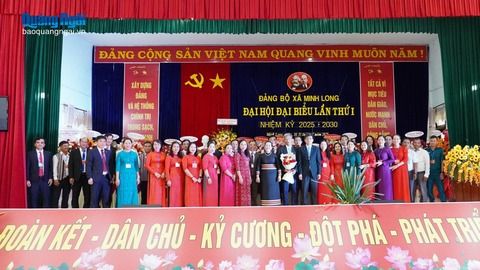 Đại hội đại biểu Đảng bộ xã Minh Long lần thứ I, nhiệm kỳ 2025 - 2030