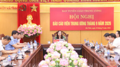 Khơi dậy khát vọng cống hiến của cán bộ, đảng viên và Nhân dân để thực hiện nhiệm vụ
