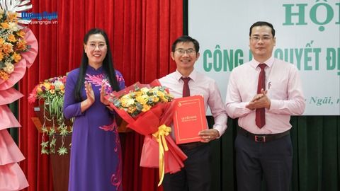 Bổ nhiệm Giám đốc Ngân hàng Chính sách xã hội Chi nhánh tỉnh Quảng Ngãi